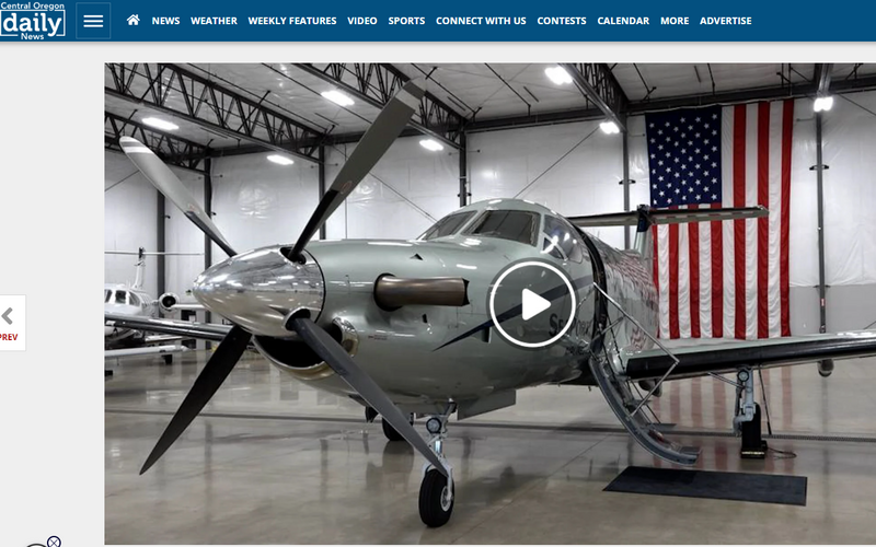 TV News Story on our New Central Oregon Flights