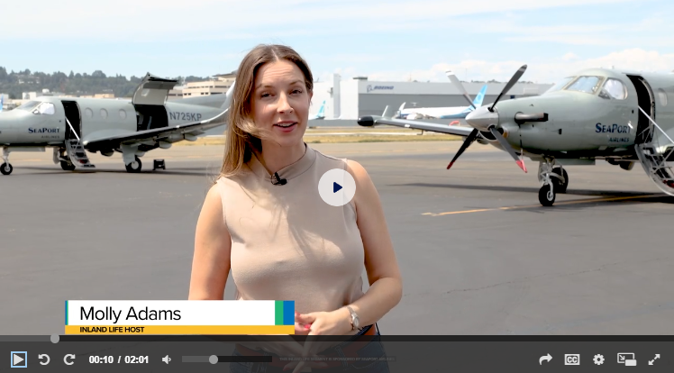 Inland Life: SeaPort Airlines - streamlined regional travel experience from Spokane's Felts Field